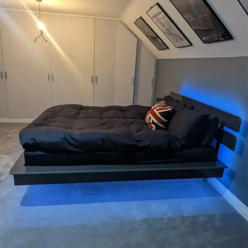 Floating Bed Frame , Super King , King , Double , Small Double , Custom Sizes 4