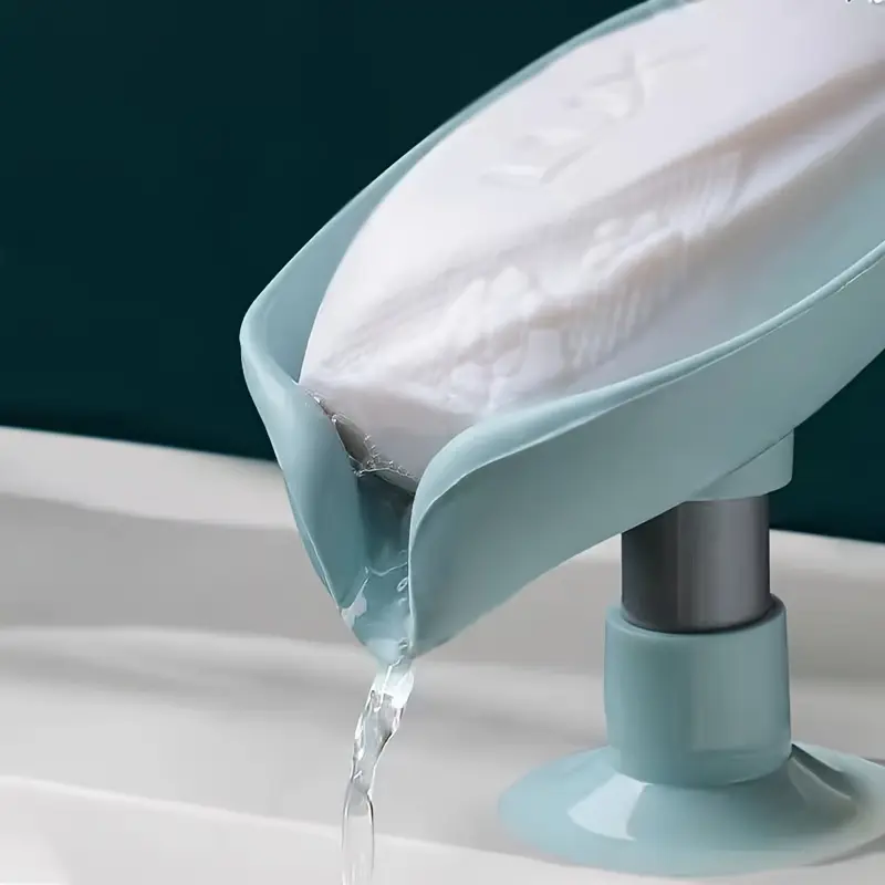 HARLESOTTO       2 Suction Cup - Style Drainage Soap Dish Holder: No - Punch Installation, Prevents Water Accumulation, Ideal for Home Use. Great for Home Organization, Kitchen and Bathroom Accessories. 5