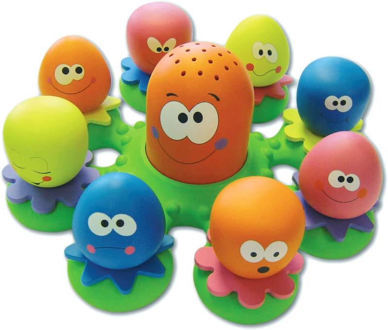 TOMY Toomies Octopals Number Sorting Baby Bath Toy Educational Water Toys For Toddlers Suitable For 1, 2 and 3 Years Old Boys and Girls 1