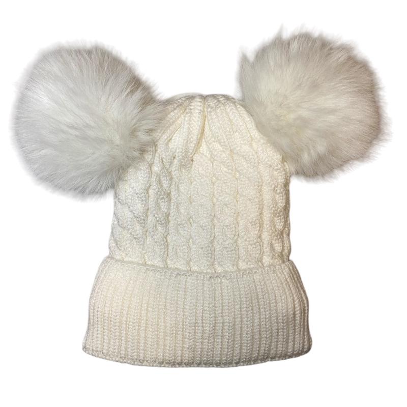 Product Introduction of Girls Double Pom Pom Hats - Age 1 To 5, Kids Fashion Accessories 7