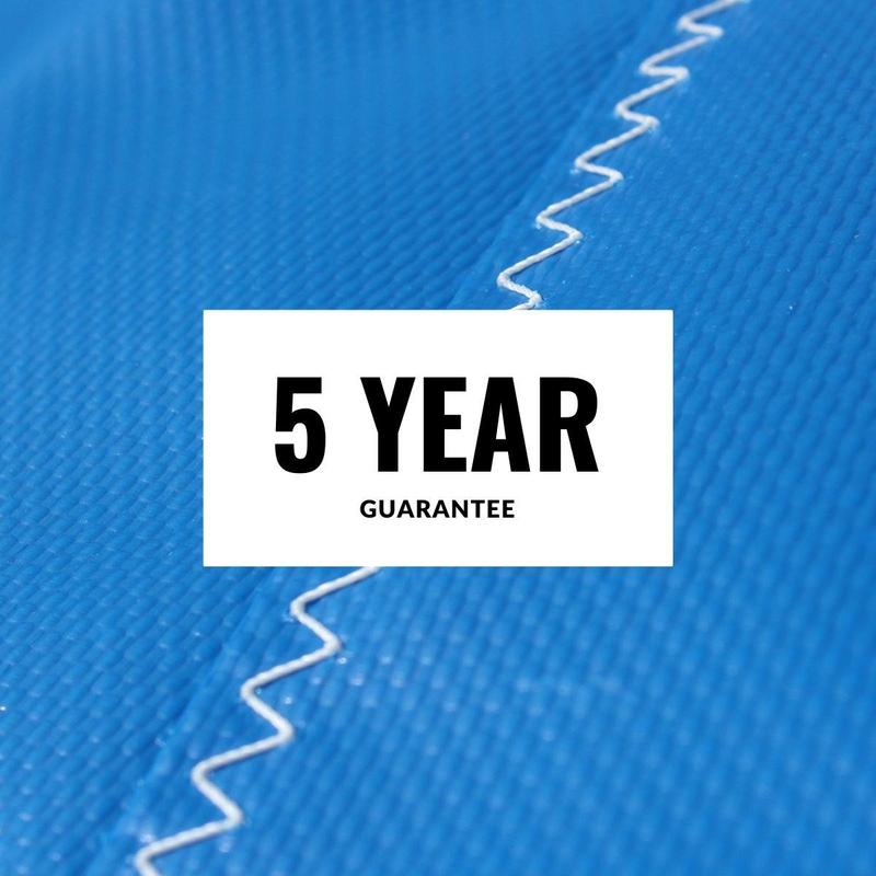 Wayfarer Boat Cover - Boom Up -  PVC Blue 2