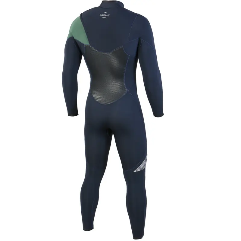 Sooruz FIGHTER 5/4/3 Fullsuit Chest Zip Wetsuit (Navy) 1