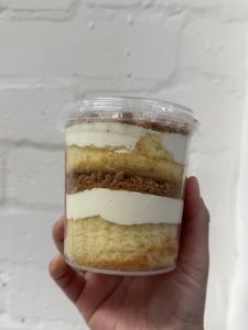 50PERCENT SWEET biscoff cake in box, delicous cake in a box postal treats