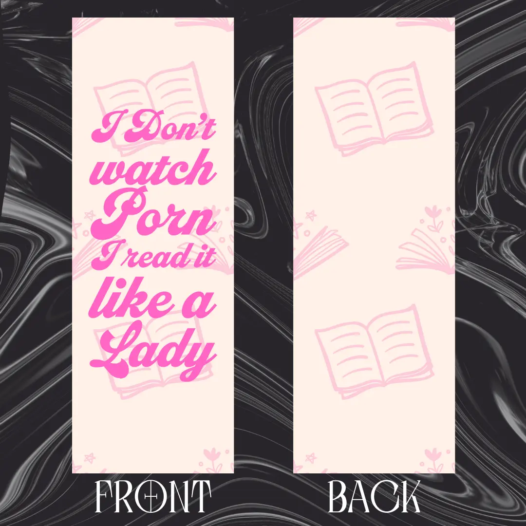We Read it, not Watch it Bookmark