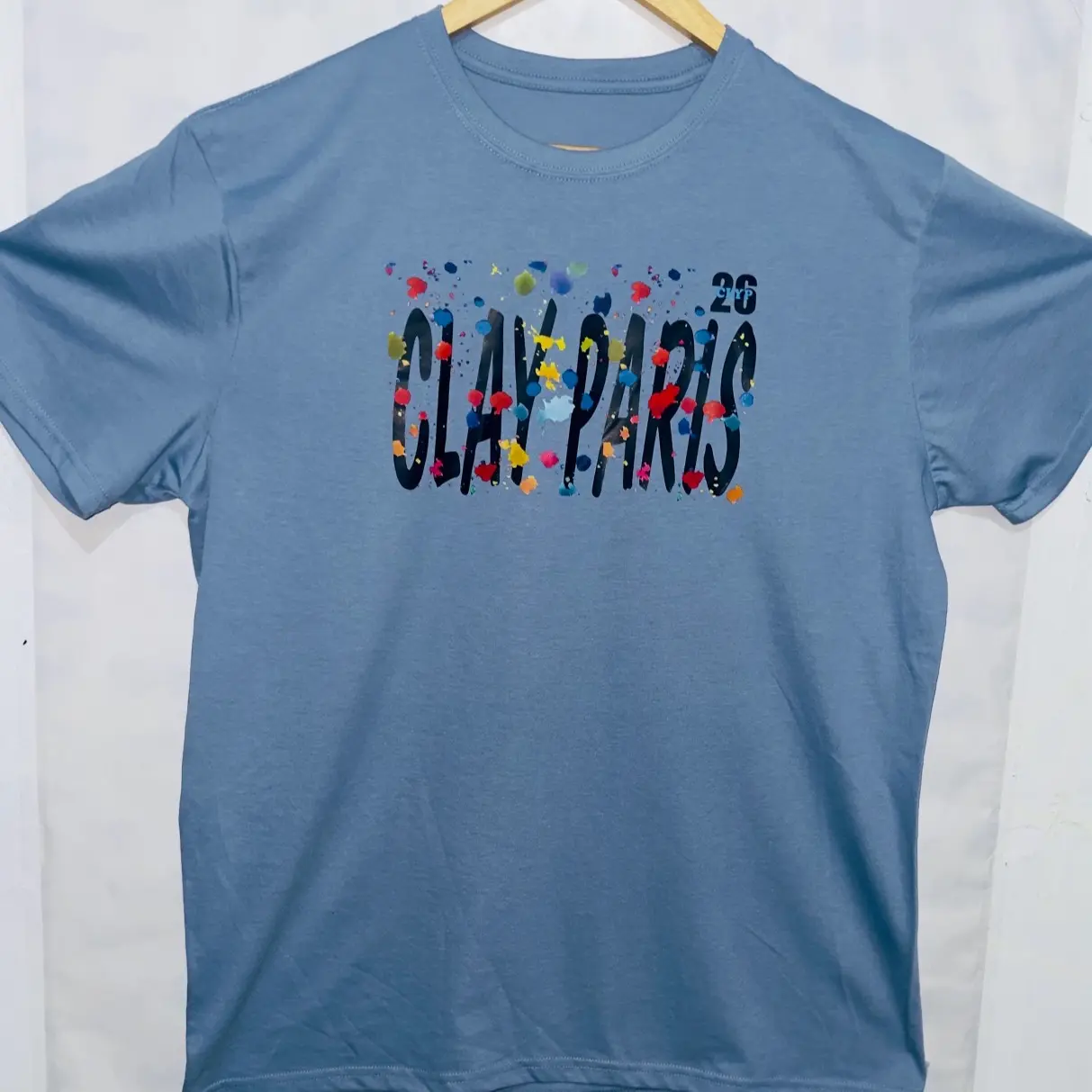 T Shirts clay paris 26 original good quality Women Tshirt Comfort Comfortable Fit Womenswear Summer Casual