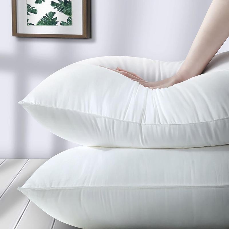 16" x 16" Inch Cushion Insert, Hotel Quality White Cushion Inner, Polyester Filled Hypoallergenic Super Soft Lightweight Cushion Stuffer,  Square Cushion Inner Filler, Decorative Throw Pillow 1