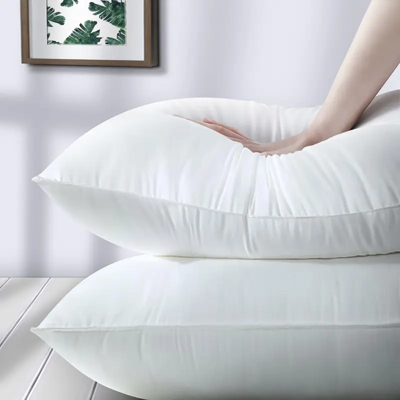16" x 16" Inch Cushion Insert, Hotel Quality White Cushion Inner, Polyester Filled Hypoallergenic Super Soft Lightweight Cushion Stuffer,  Square Cushion Inner Filler, Decorative Throw Pillow 1