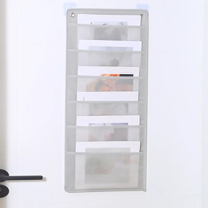 Document Hanging Storage Bag Oxford Cloth Storage Pocket Chart Hanging File Folding Holder Cascading Fabric Organizer For Office 5