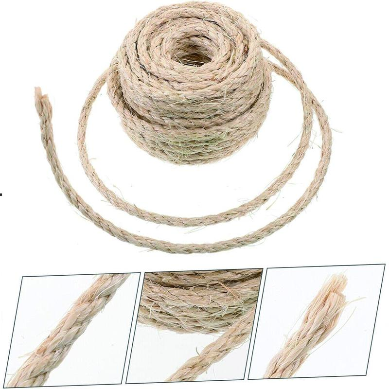 Product Introduction of 60m Natural Sisal Rope Cat Cats Scratching Post Claw Control Toys Crafts Pet 20