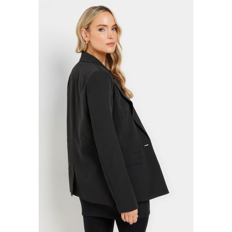LTS Tall Black Single Breasted Blazer 3