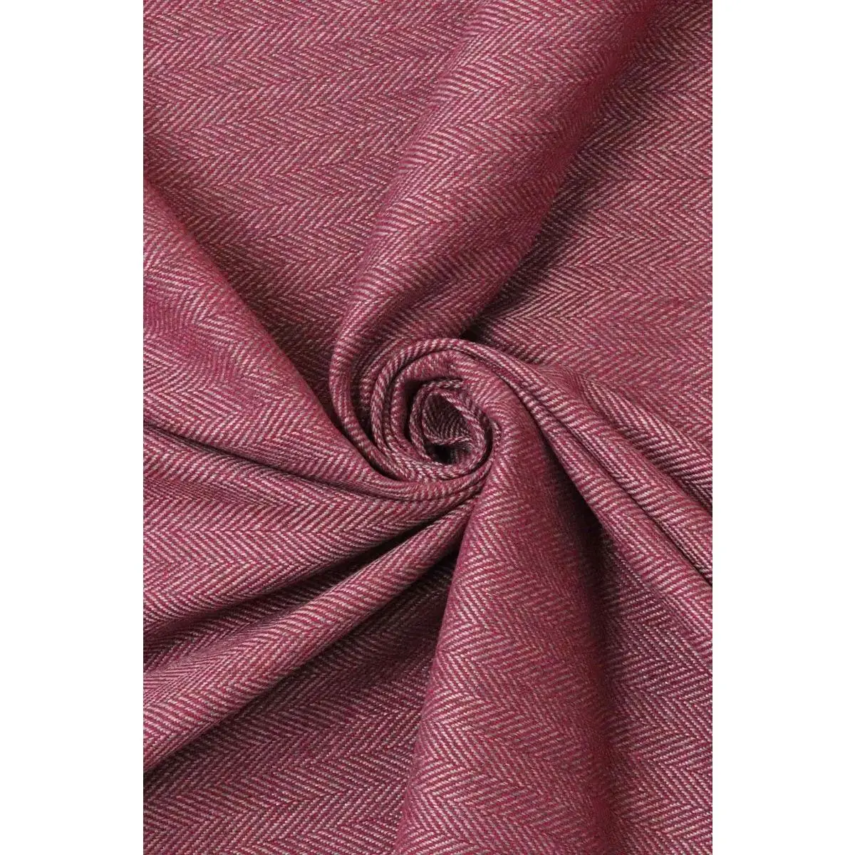Herringbone Collection Wine Fabric