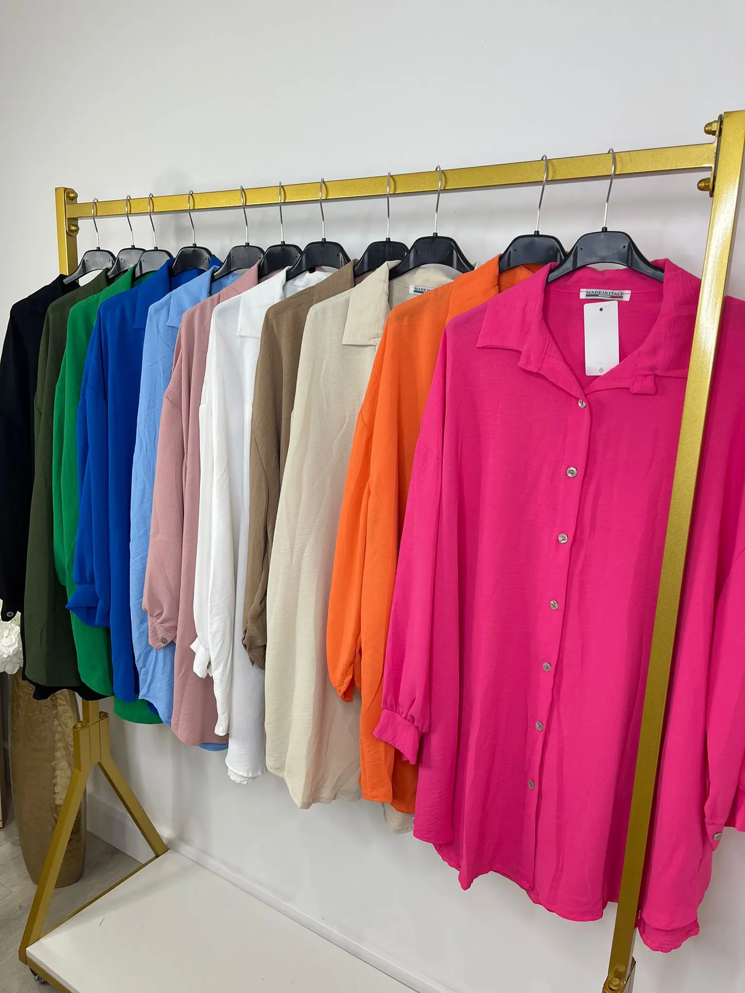 Hayley Plain Long Sleeve Collared Shirt