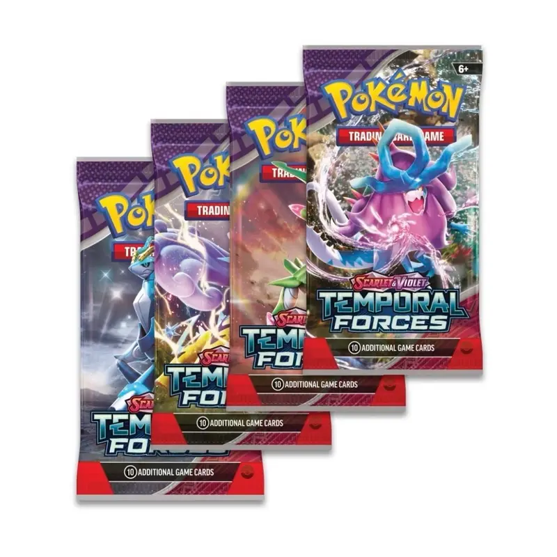 ***LIVE OPENING*** TRADING CARDS Scarlet & Violet Temporal Forces Booster Packs 0