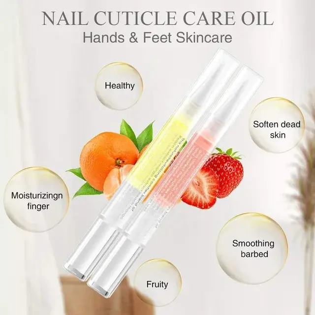 Nutrition Nail Oil Pen: Cuticle Treatment & Age-Defying Revitalizer Comfort Blend Applicator Vitamins Nail Art Nourishing Nail Care 4
