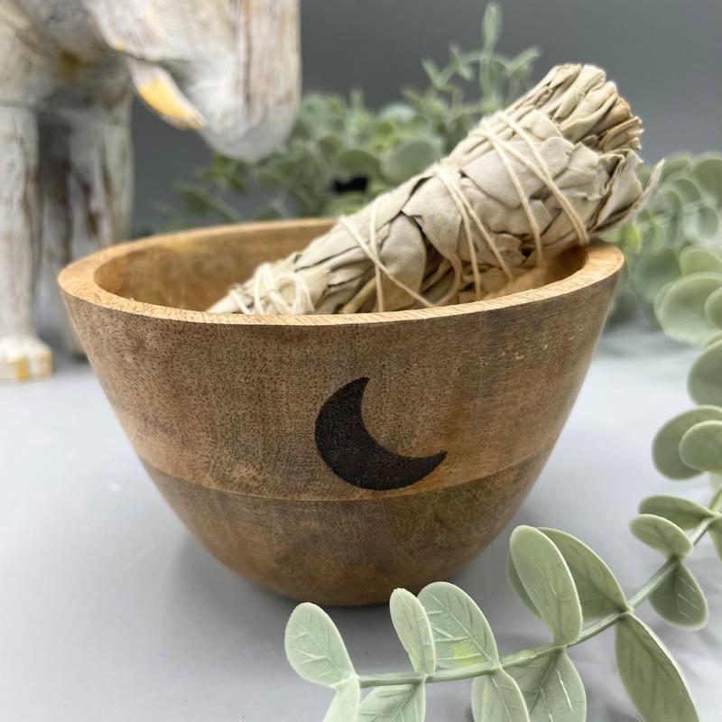 Wooden Smudge and Ritual Offerings Bowl 6