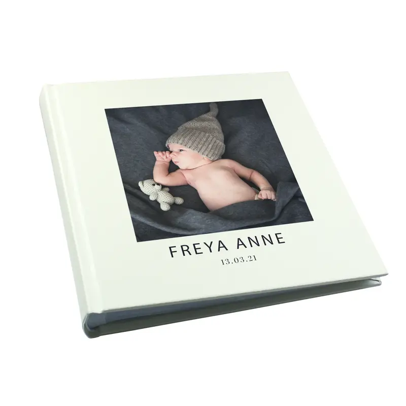 Personalised Photo Album with Your Own Image and Custom Message - Holds Up to 120 6x4 Photos - Decor, Cover 4