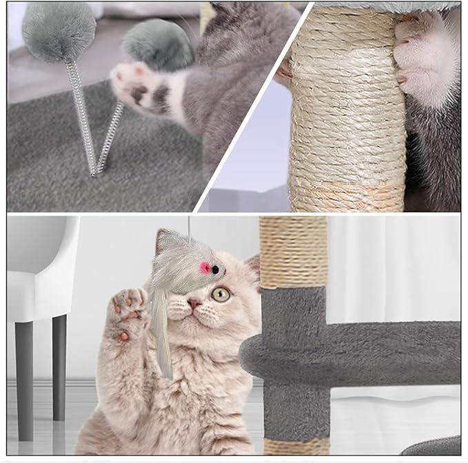 Cat Tree Tower, Cat Tree for Indoor Cats, Cat Condo with Sisal Scratching Post, Multi Level Cat Climbing Frame Indoors, Top Perch, Cat Activity Tree, Cat Furniture Activity Center 2