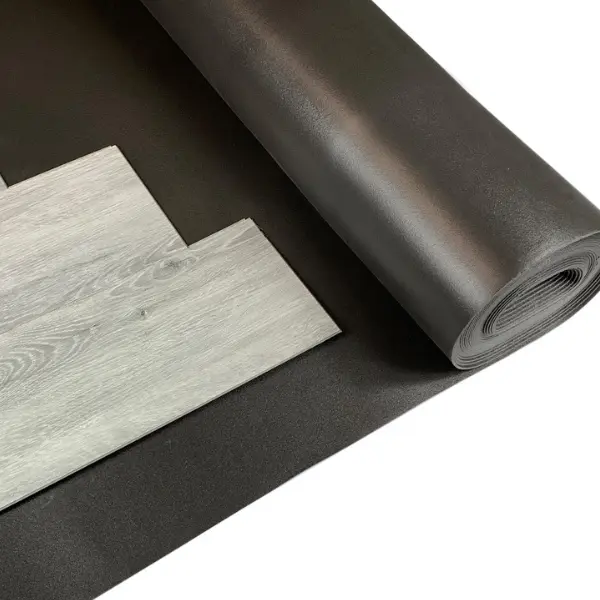 Black LVT Luxury Vinyl Click Underlay - Sound Insulation - 15m2 Roll