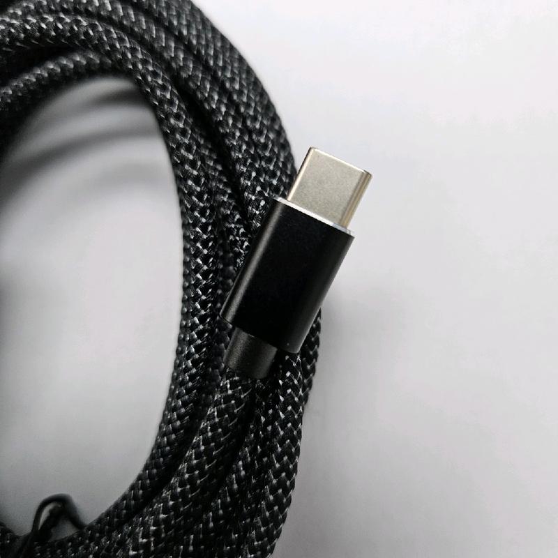 Type C to C Cable with Aluminium Shell and Extra Strong Braided Cable for Fast Charging - Compatible with Smartphones and Cellphones 3