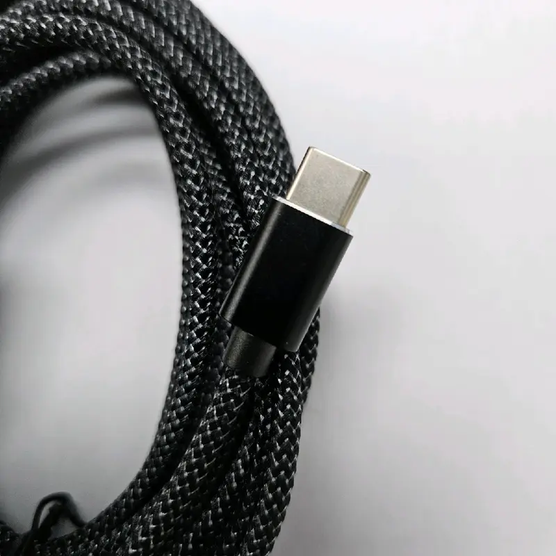 Type C to C Cable with Aluminium Shell and Extra Strong Braided Cable for Fast Charging - Compatible with Smartphones and Cellphones 3