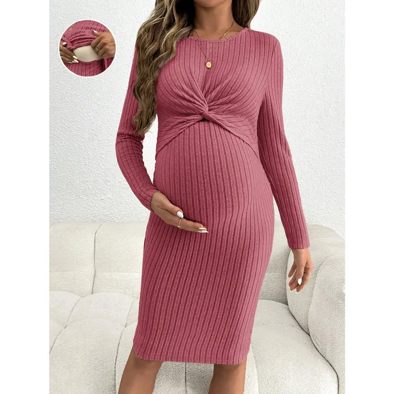 Maternity Casual Daily Breastfeeding, Daily Breastfeeding Dress 4