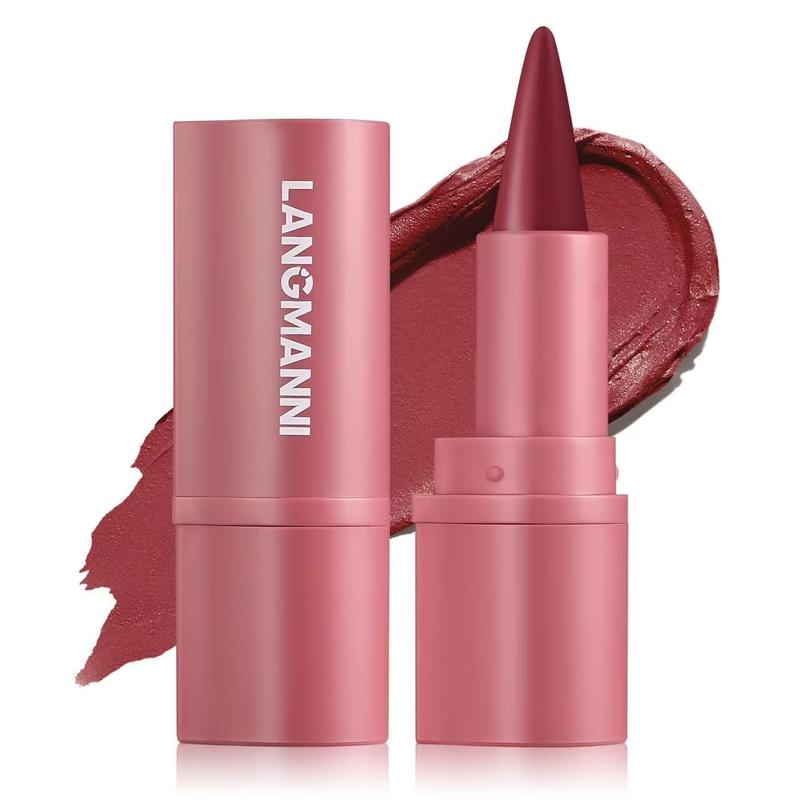 Langmanni New Multi-Functional Lip Liner Lipstick Pen Matte 6 Colors Optional Waterproof  Lipgloss  Cosmetic 2