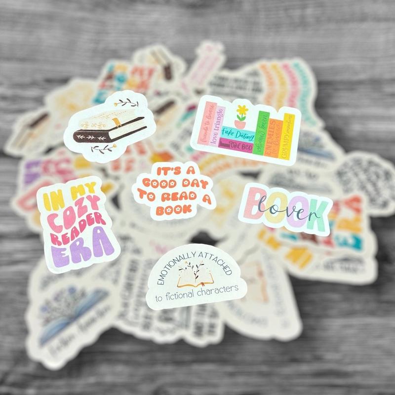 Bookish Stickers - Pack of 10 2