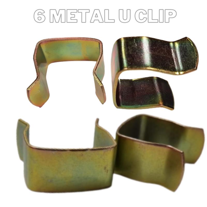 Metal U Clips for Joining fixing Ottoman Divan Bed Base Sofa Strong Metals U Clip 5