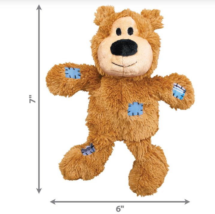Kong Wild Knots Bears Durable Dog Toys / Cuddly Outside, Durable Strong Inside Knotted Rope Skeleton / Available 3 Colours / 4 Different Sizes 6