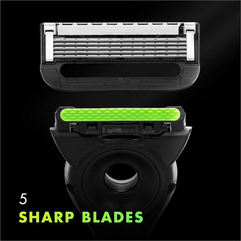 Gillette Labs Heated Razor Blades with Exfoliating Bar - 8 Refills | Ultimate Comfort & Precision 1