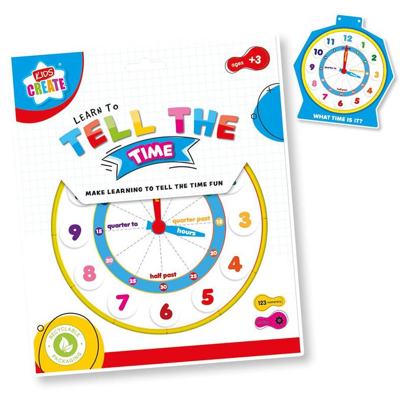 Learn To Tell The Time Clock Interactive Clock 3+ 0
