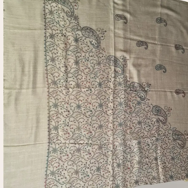 Pashmina shawls with Kashmir Embroiderey afghan shawl winter scarfs 6