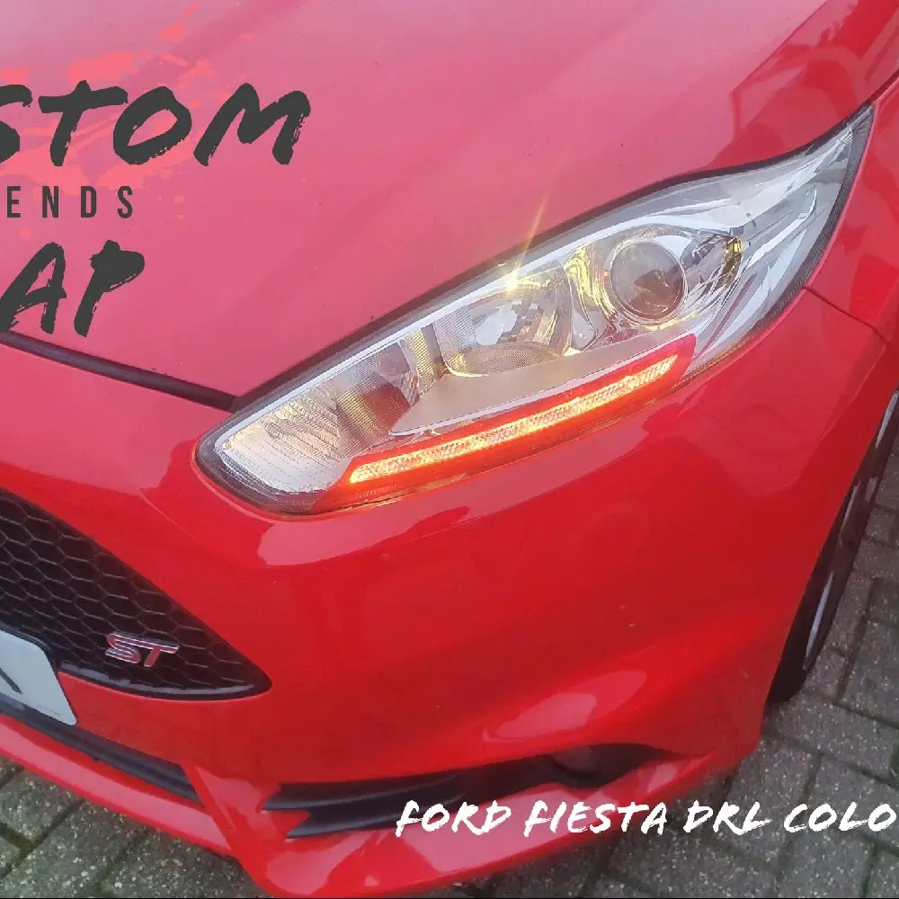 Ford Fiesta MK7 Headlight DRL Colour Tint