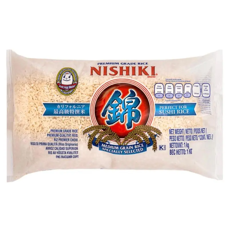 Nishiki Rice Musenmai (Medium Grain) 1kg 0