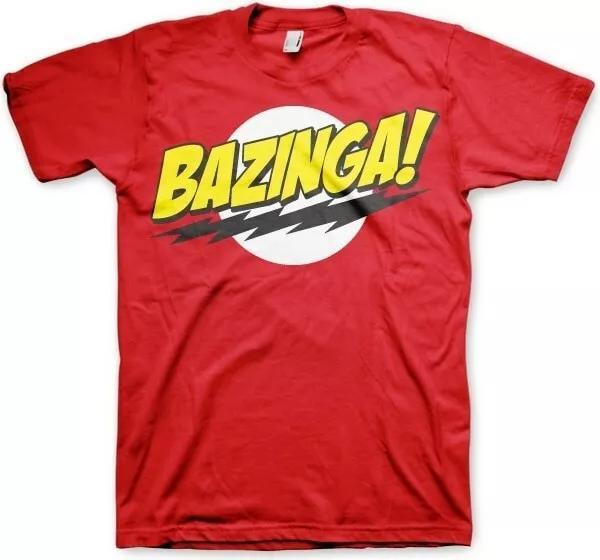 The Big Bang Theory Bazinga Super Logo Menswear Medium T-Shirt 5