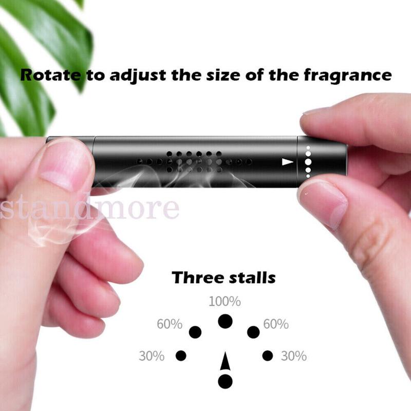 Car Air Vent Freshener Blue Clip Perfume Diffuser & 3 Aroma Fragrance Sticks 3