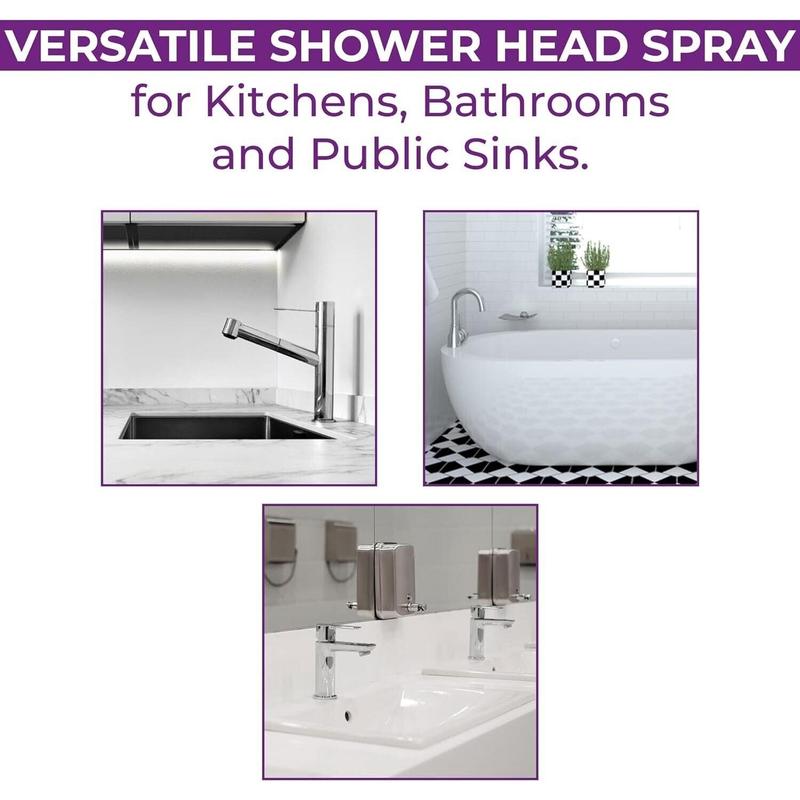 Blue Canyon Bathroom Shower Spray Head & Hose Apollo Solo For Basin & Bath Taps 5