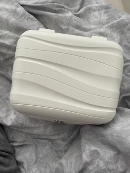 Product Review of [MissLulu Bags] Wave Design Lightweight Polypropylene Hard Shell 14'' Vanity Case (5 Colours) from C**🌈 0