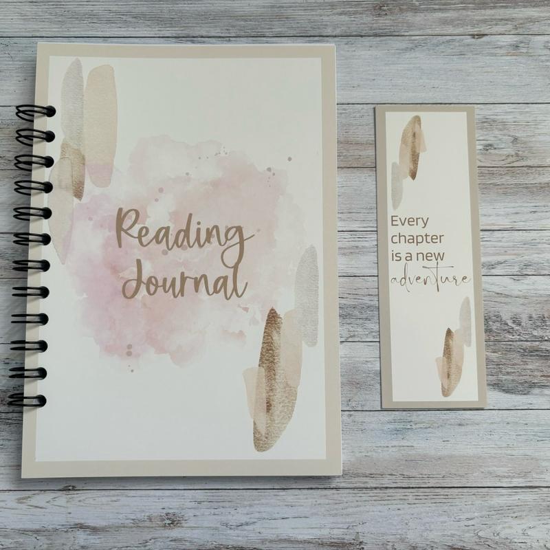 Reading Journal 5 Different Covers To Choose From & 3 Different Styles. Custom Book Journal. 9