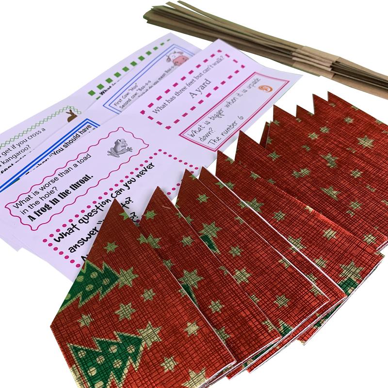 BCreativetolearn Cracker Making Accessory Kit - All you need to put in your homemade crackers - Paper Hats Cracker Snaps Jokes - Make your homemade crackers for with a bang Colorful Kids Birthday 1