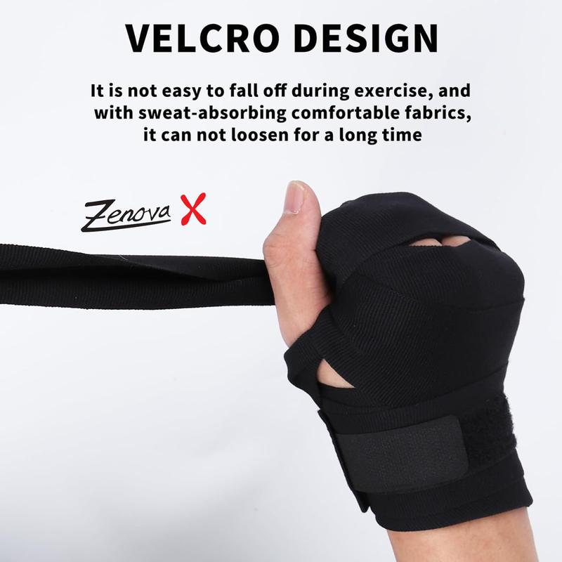 ZENOVA X Boxing Wraps, Elasticated Wraps For Boxing, Martial Arts Hand Wraps, Men & Women Boxing Hand Wraps, MMA, Muay, Thai, Kickboxing, Punching Bag Training Hand Wraps Boxing, Boxing Equipment adults all seasons sports gloves 6