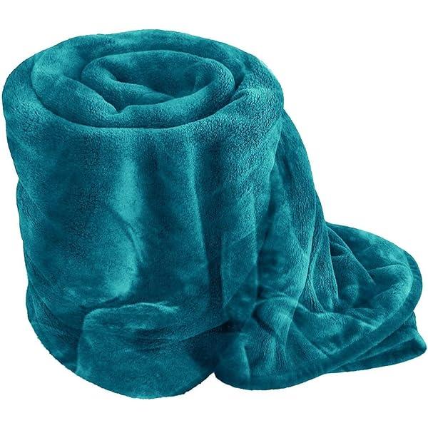 Double & King Size Faux Fur Fleece Mink Blanket Soft Warm Large Sofa Bed Throw 5