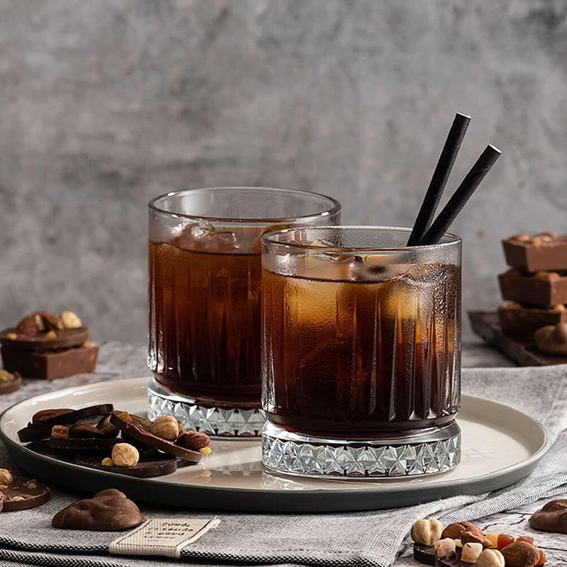 Whiskey Glasses | 350ml Whisky Glass | Set of 2 Whiskey Glasses | Whisky Tumbler for Scotch, Bourbon, Gin & Tonic & Negroni Cocktail | Whiskey Glassware Gift Set 3