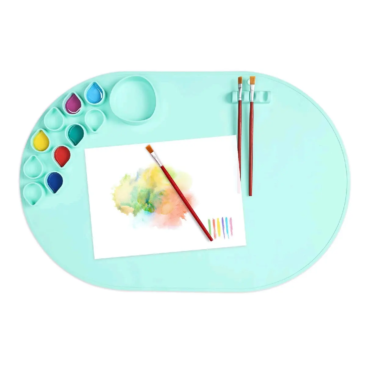 Silicon Painting Mat for Kids - Safe and Clean Fun