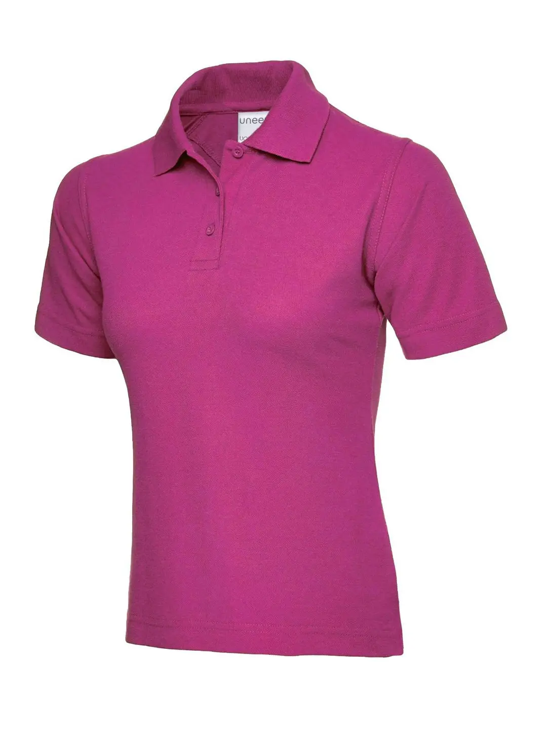 Uneek Clothing UC115 Ladies Polo Shirt Feminine Fit Short Sleeve Poloshirt Sizes XS to 3XL Womens Polo