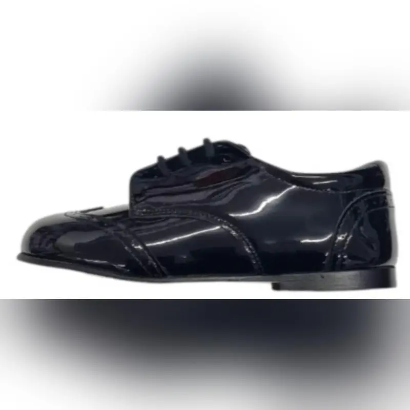 Pretty Originals Boys Black Patent Shoes - UE24102 - School Shoes? 1