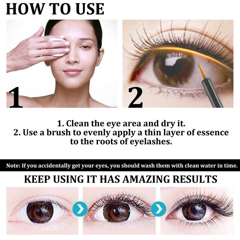 EELHOE Mascara, Natural Slender, Jet Black, Dense Curled Eyelashes, Waterproof and Not Easy To Smudge, Makeup-holding Mascara 6