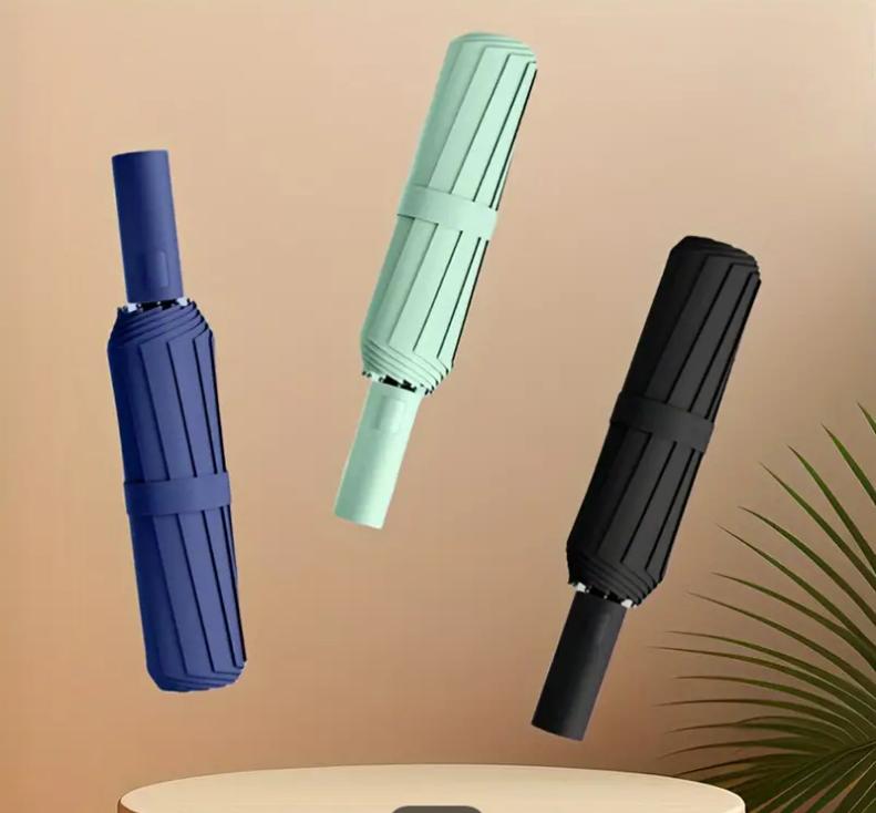 Windproof Automatic Folding Umbrella with UV Protection - 16/10 Ribs, Compact Travel & Golf, Lightweight for Men & Women, UPF 50+ Sun/Rain Shield, Ergonomic Handle Cover umbrellas button  umbrella rolls  royce snowflake  umbrella mosaic  umbrella 3