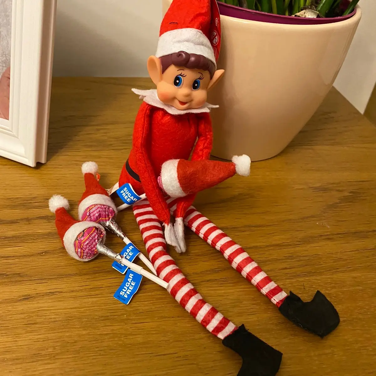 Elf Christmas Hat Lollipop x2