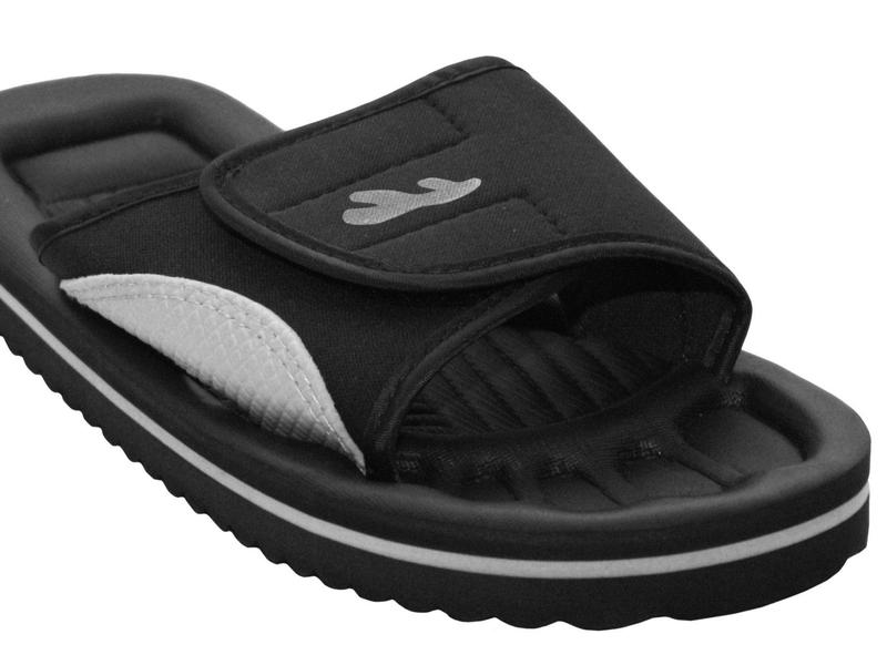 Men's Flip Flops Summer Beach Holiday Lightweight EVA Slides Touch Fasten adjustable fit Casual adults Boys Sandals Shoes Size UK 6 7 8 9 10 11 12 1